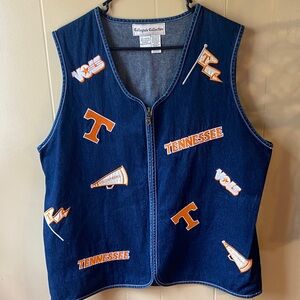 Collegiate Collection UT Vols Embroidered Denim Vest